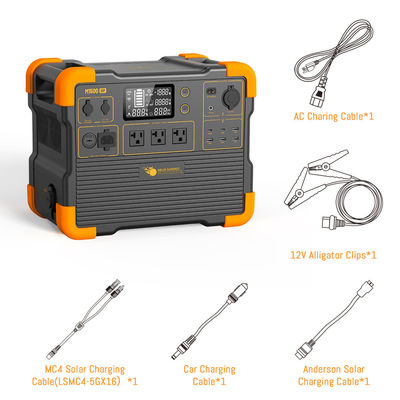 Легкий портативный литиевый аккумуляторный солнечный генератор с инвертором чистой синусоиды 2200 Вт и временем зарядки 2 часа