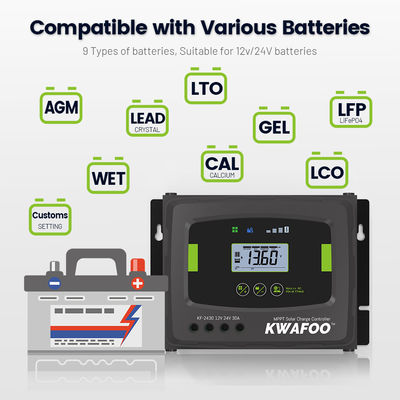 Контроллер зарядки солнечной энергии mppt 30a