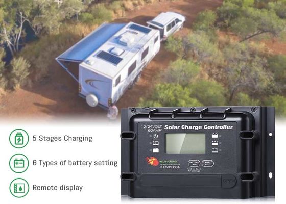 Интеллектуальный 12V 24V PWM цифровой контроллер солнечной зарядки с BMS Wake Up