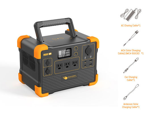 Портативная электростанция с аккумулятором LiFePO4 на 3500 циклов, быстрой зарядкой за 2 часа и защитой на 360 градусов