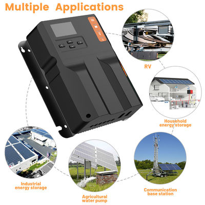 Хорошая цена Естественное охлаждение MPPT Контроллер солнечного заряда с ЖК-дисплеем и общим отрицательным заземлением онлайн