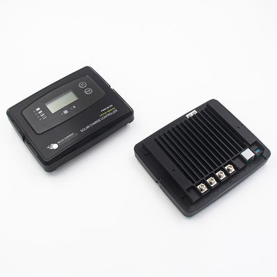 Хорошая цена Чёрный 30A PWM цифровой контроллер солнечной зарядки с 5-ступенчатой зарядкой BMS Wake Up онлайн
